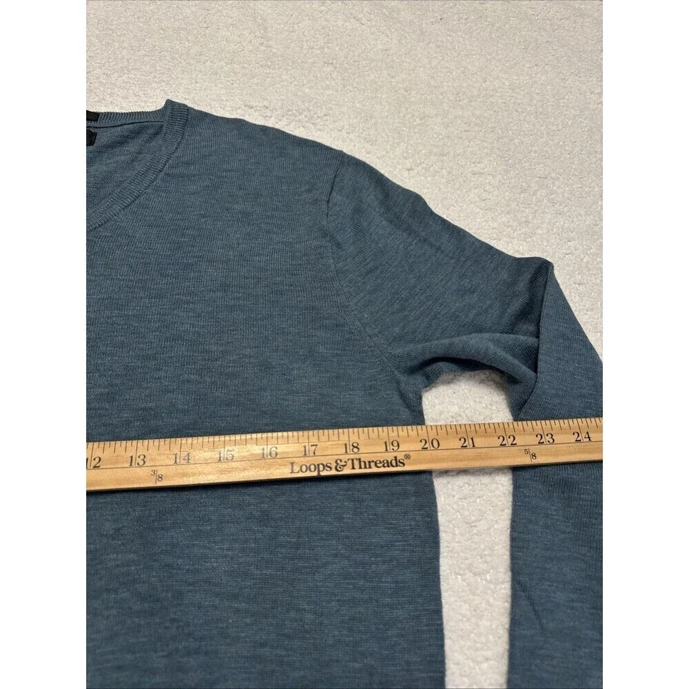 J Crew Sweater Men Medium Slim Pullover 100%  Cotton V-Neck Lightweight NWOT